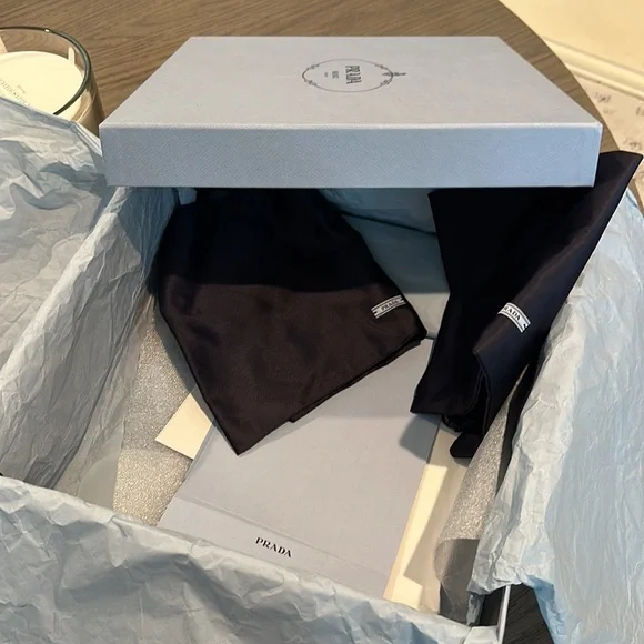 Prada Brushed leather and nylon booties fits size 5.5 / 36 EU black - Picture 16 of 17